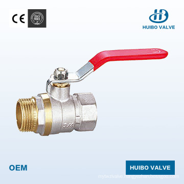 1/2′′-2′′ Inch Brass Male Thread Ball Valve with Ce Certificate